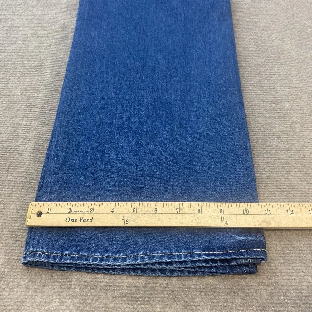 True Religion Straight Jeans Mens Size 44x34 Baggy Wide Leg Y2K‎ Blue Denim